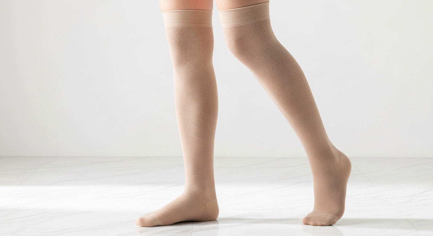 SIGVARIS Soft Silhouette 15-20 mmHg compression leggings, sheer finish